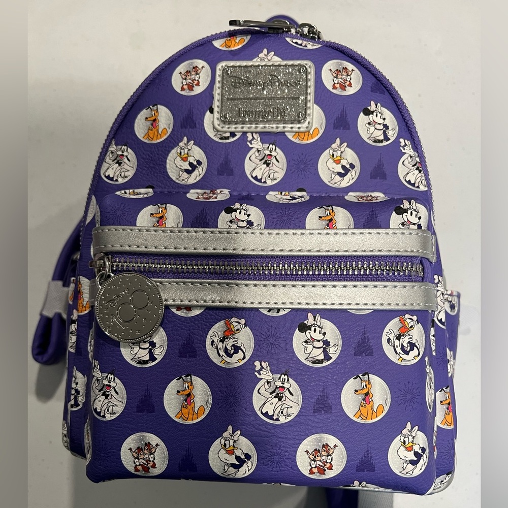 Mickey Mouse and Friends Loungefly Mini Backpack Disney100